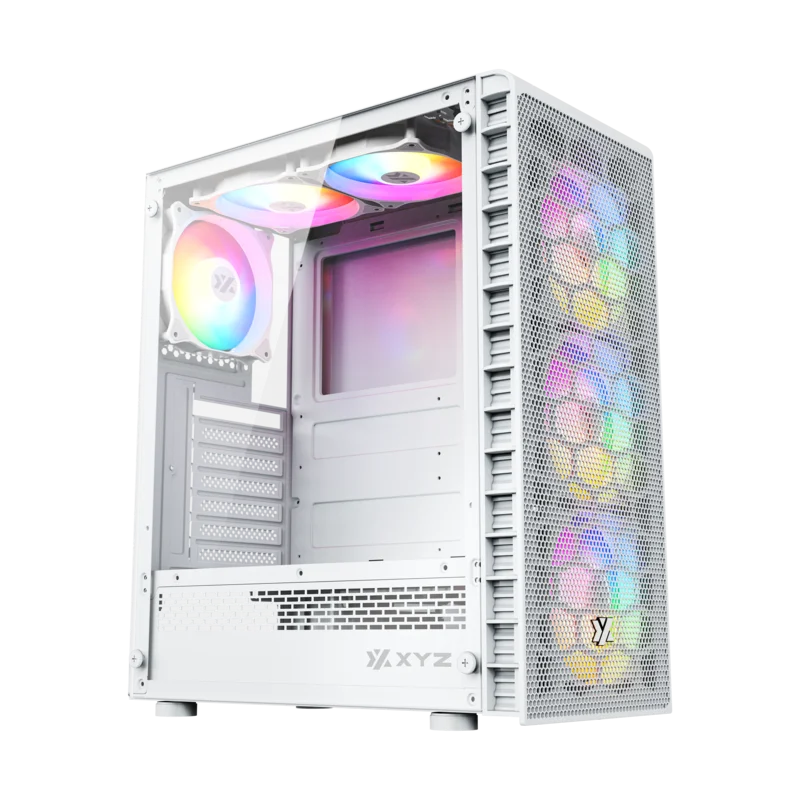 Case Gamer XYZ AIRONE 300-X MESH Blanco