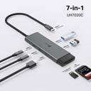Hub TP-Link UH7020C 7 en 1 USB-C a 7 USB 3.0 Gris
