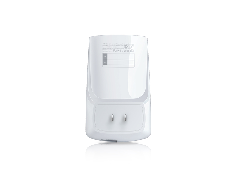Repetidor Extensor Wi-Fi TP-Link TL-WA850RE 300 Mbps, 1 puerto ethernet