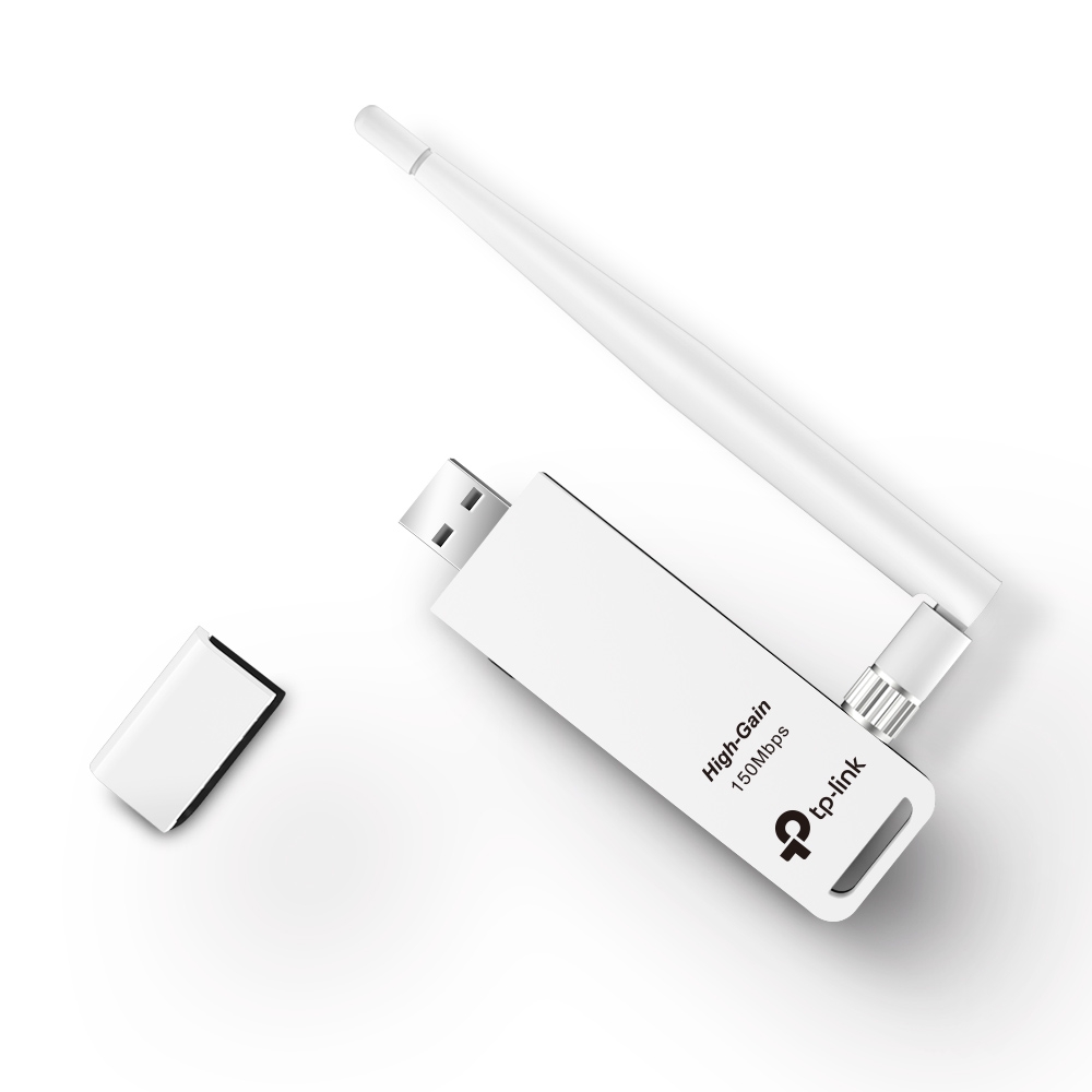 Adaptador TP-Link TL-WN722N USB Inalambrico. 