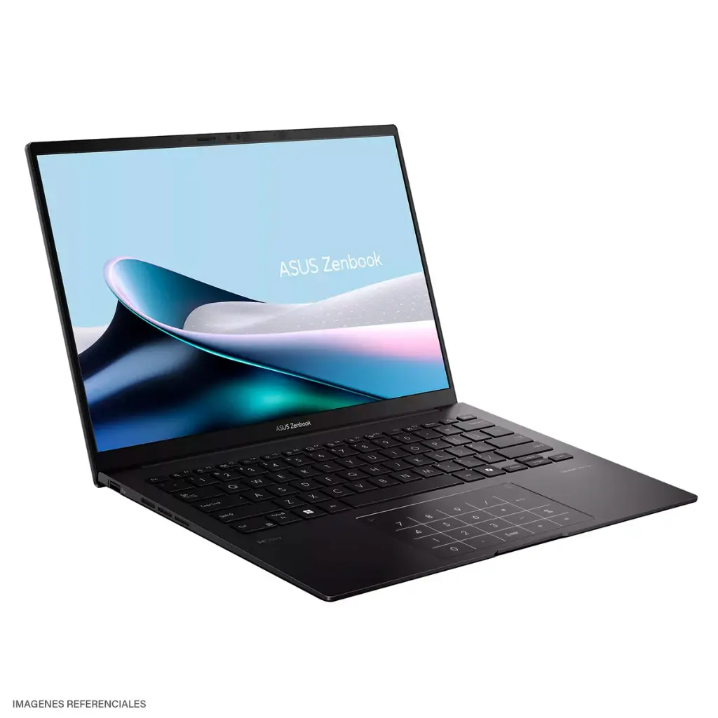 Laptop ASUS Zenbook 14'' WUXGA Oled, AMD Ryzen AI 5 430, Ram 16GB DDR5, Disco SSD 512GB, Win11Home + Sleeve.