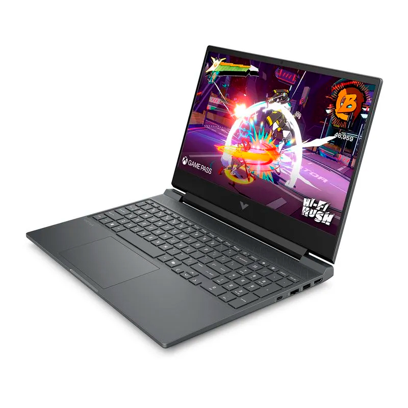 Laptop HP Victus Gaming 15-fa2035la, 15.6” FHD IPS, Core i5-13420H hasta 4.6Ghz, Ram 8GB DDR4, Disco SSD 512GB, Nvidia RTX 3050 6GB, FreeDos.