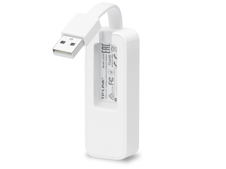 Adaptador de Red Usb 2.0 Ethernet TP-Link UE200 100Mbs