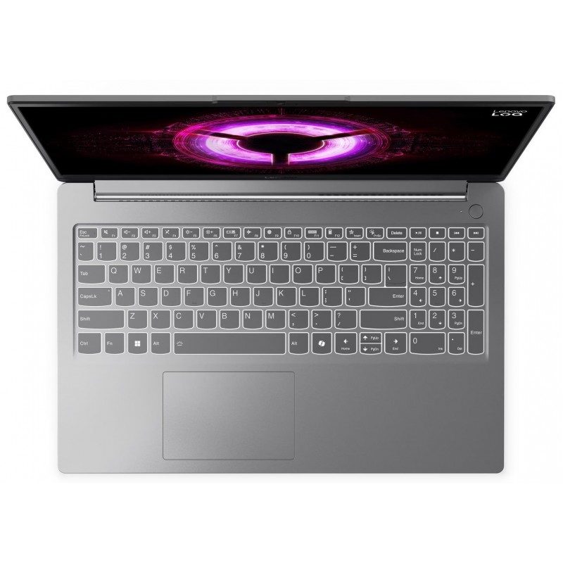 Laptop Lenovo LOQ 15ARP10E 15,6 FHD, AMD Ryzen 7 7735HS 4.75GHZ, Ram 16GB DDR5, Disco SSD 512GB, Nvidia Geforce RTX 4050 6GB, FreeDos.
