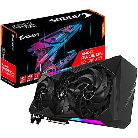 Tarjeta de Video Gigabyte AORUS, RX6800 XT 16GB GDDR6, 256bits Master Typo-C.