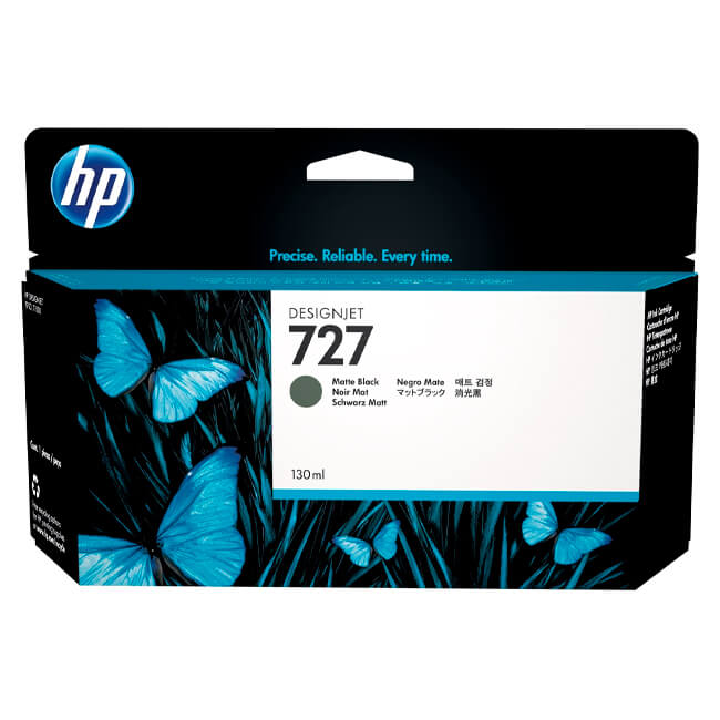 Tinta HP B3P22A (727A), 130ML Matte Black.