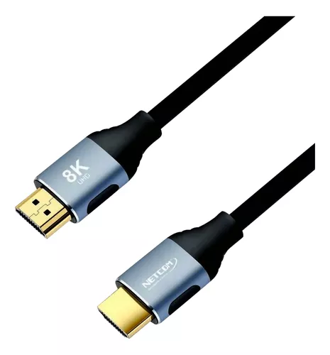 CABLE HDMI 2.1V 8K NETCOM 3D 10 METROS 4320P PREMIUM