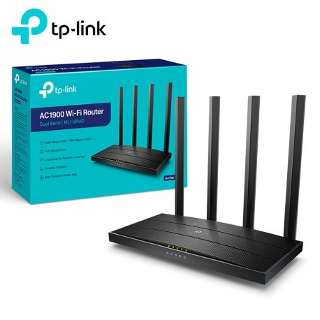Router WIFI TP-LINK Archer C80 AC1900, Doble Banda.