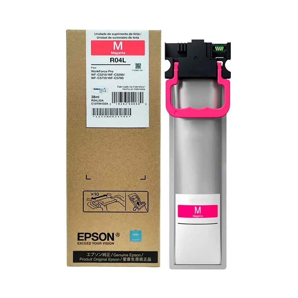 Bolsa de Tinta EPSON R04L T941320-AL, color magenta.