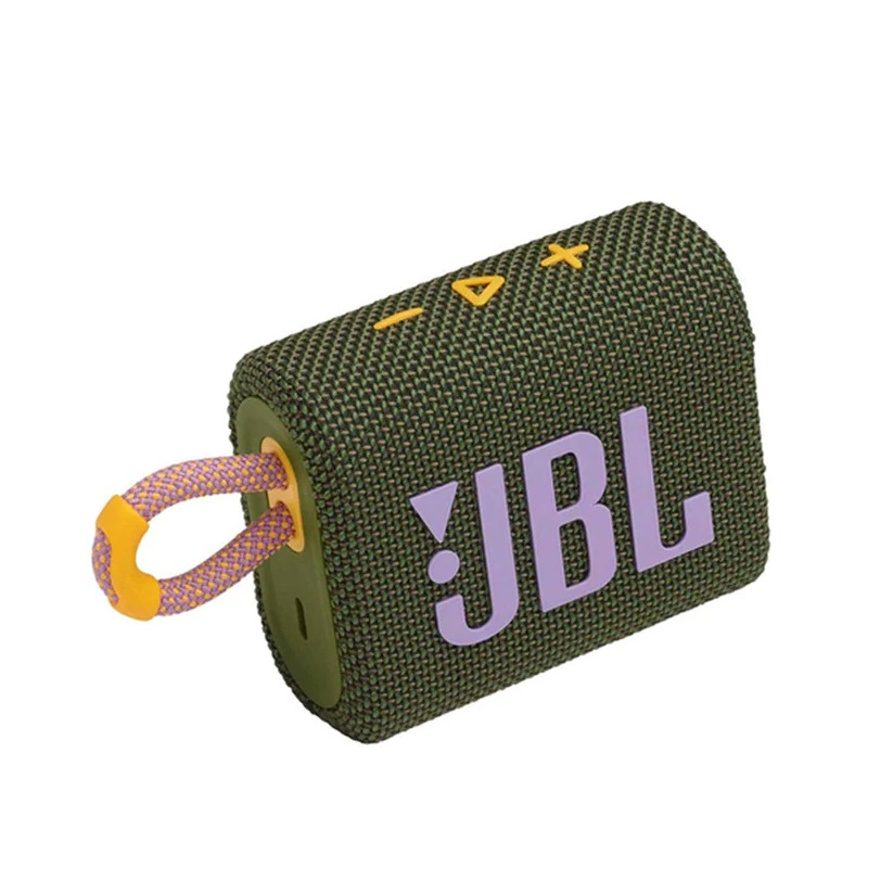 Archivar-Parlante Portatil JBL Go3, Bluetooth, Verde.