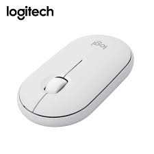 Mouse Inalambrico Logitech Pebble 2 M350S, Bluetooth, Color Blanco.