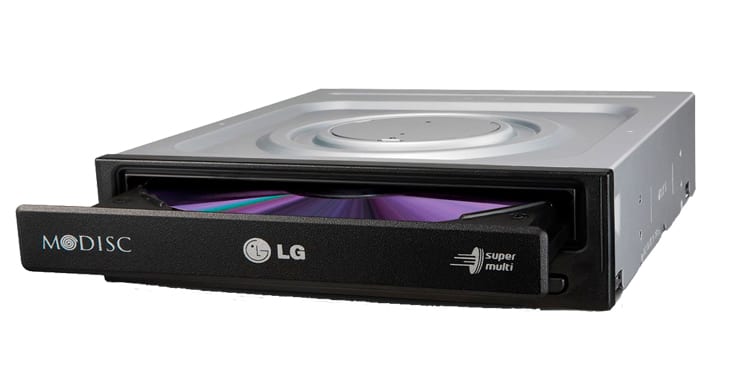Lectora interna DVD SuperMulti LG GH24NSD1, 24X, SATA.