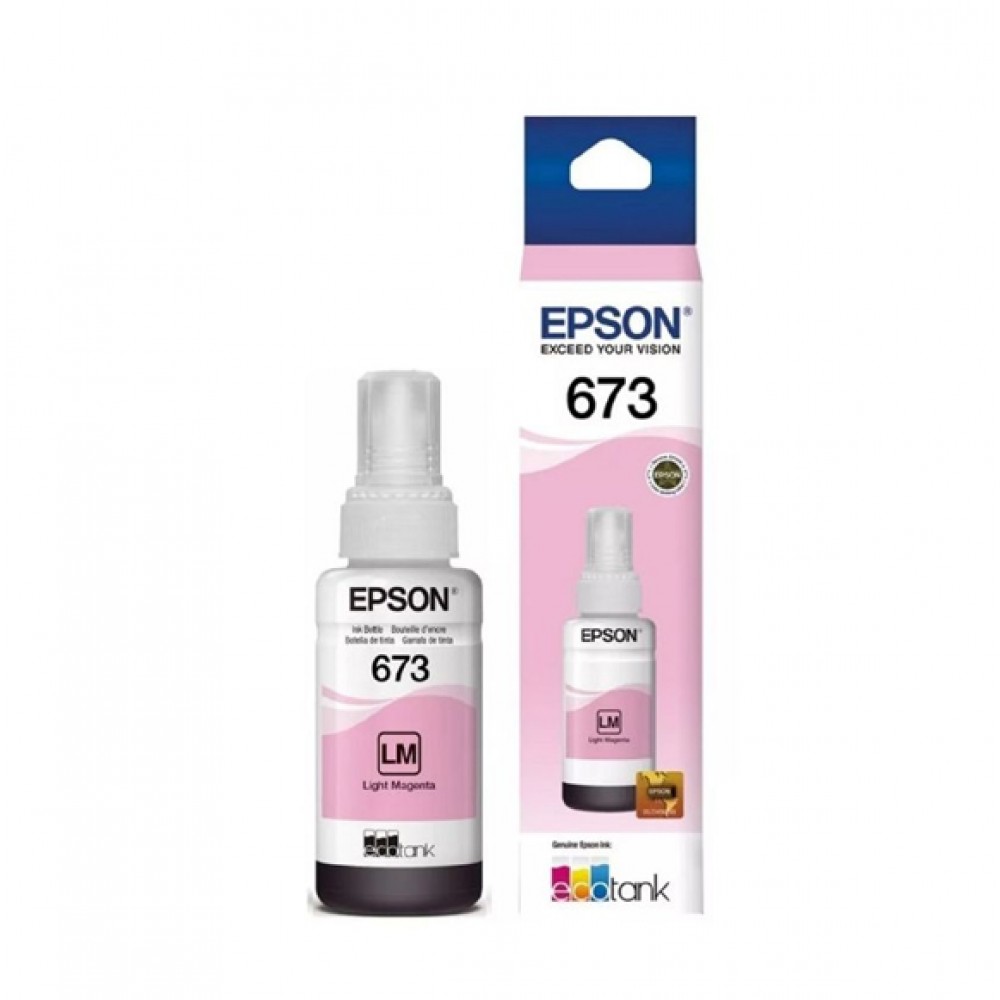 Tinta Epson Original (673) T673620-AL Magenta Claro, 70ml, caja.