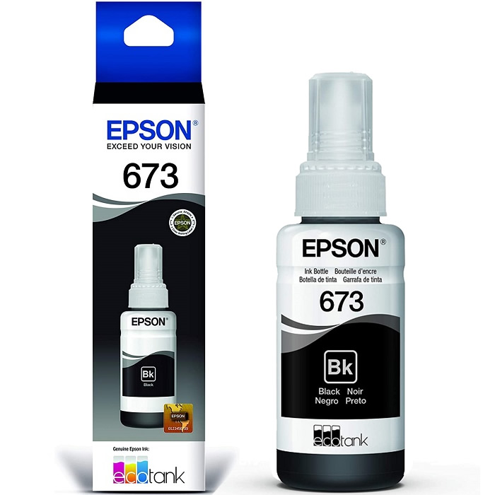 Tinta Epson Original(673) T673120-AL, Negro, 70ml, Caja.