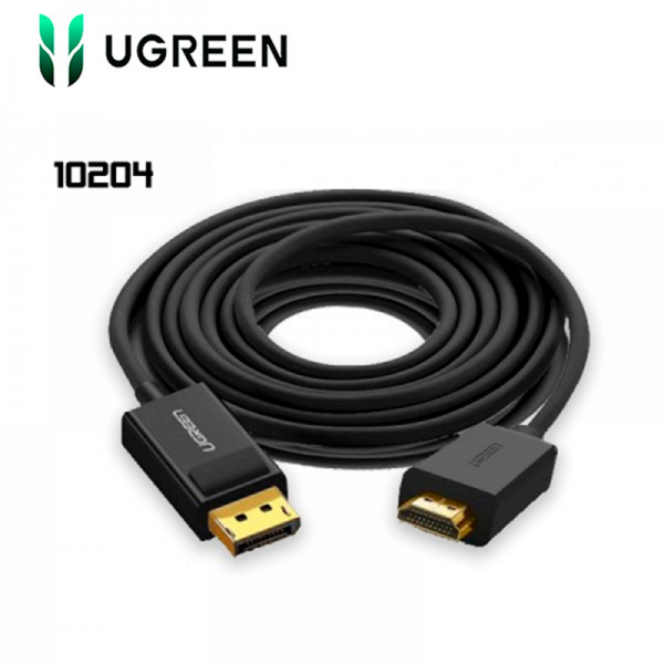 Cable Ugreen de DisplayPort a HDMI 5mt (10204)