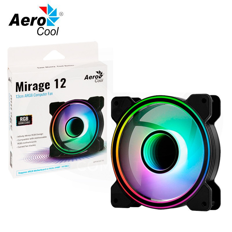 Cooler Aerocool Mirage 12 FAN ARGB 6-pin.