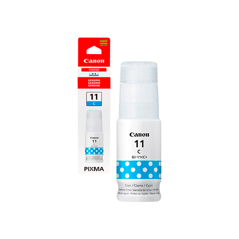 Tinta Original Canon GI-11C Cyan 70ml