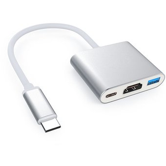 Adaptador Generico Tipo-C a USB 3.0, HDMI, Tipo-c 3.0.