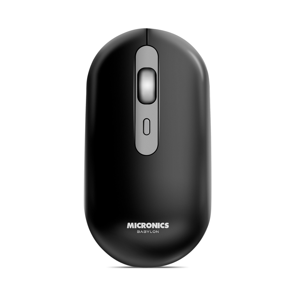 Mouse Micronics Babylon Black MIC M721-3M BT+WIFI Recargable.