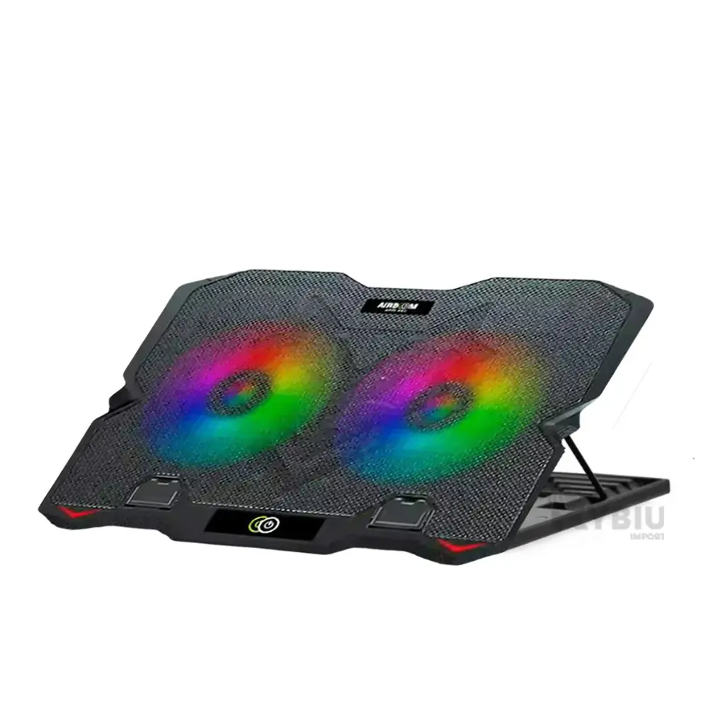 Cooler Externo Airboom Artic Fox AB005H, 2Fan Rainbow 12.5cm