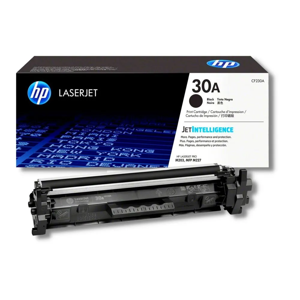 TONER : RENDIMIENTO: 1600 pg. NEGRO G. F: 12 MESES ON-SITE CAJA X 01 UNIDAD CERT. RENDIMIENTO: ISO/IEC 19752 SIST. MANEJO RAEE: COLECTIVO HP HP TONER CF230A CF230A_