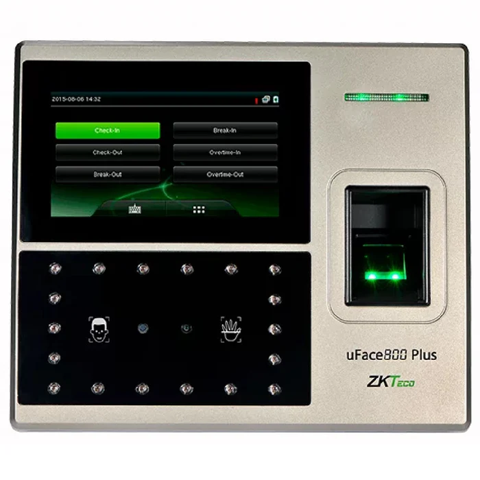 Control Biométrico de asistencia y acceso Facial huella  tarjeta, Batería ZKTECO UFACE800 PLUS.