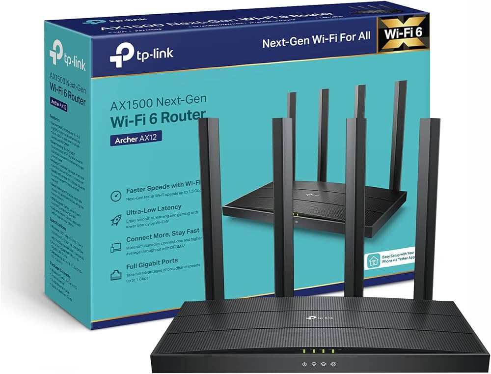 Router Tp-Link Archer AX12 Wifi 6 Dual Band AX1500