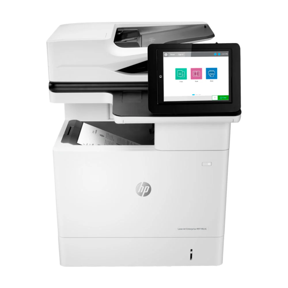 IMPRESORA MULTIFUNCIONAL LASER : T/MONOCROMATICA VEL. MONO: 75 ppm VEL. COLOR: NO APLICA USB: SI LAN: SI WLAN: NO MEM. INT: 4 GB MEM. MAX: 4 GB ADF: SI DA: SI RES. IMP: 1200 x 1200 ppp RES. CAP: 600 ppp CTMR: 30000 pg. G. F: 12 MESES ON-SITE UNIDAD HP HP LASERJET ENTERPRISE M636FH 7PT00A-M SIST. MANEJO RAEE: COLECTIVO