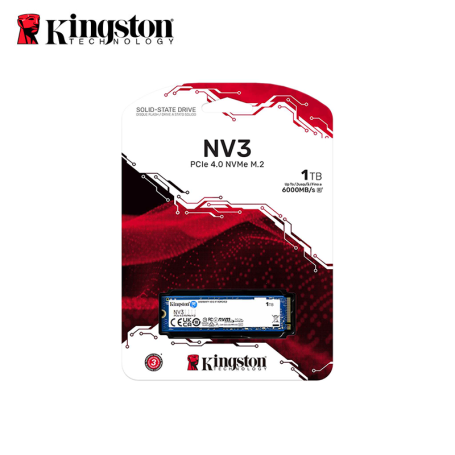 Disco Solido Kingston 1TB NV3 PCIe 4.0 NVMe M.2 SSD
