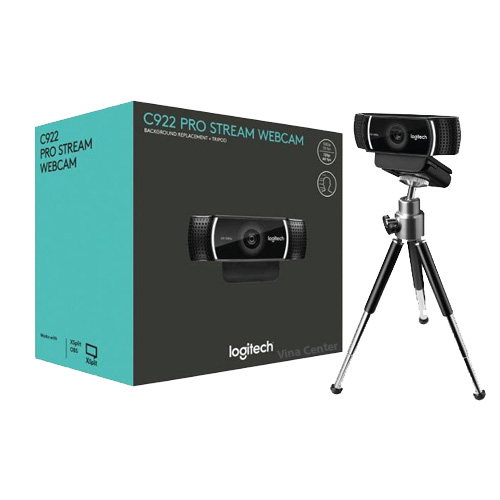 Camara Web Logitech C922 PRO FHD, Negro.