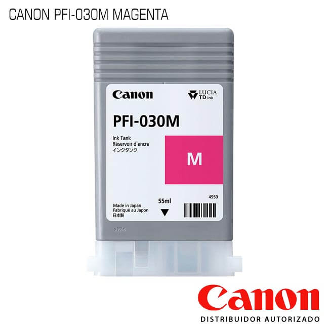 Tinta Canon PFI-030M Magenta 55ML