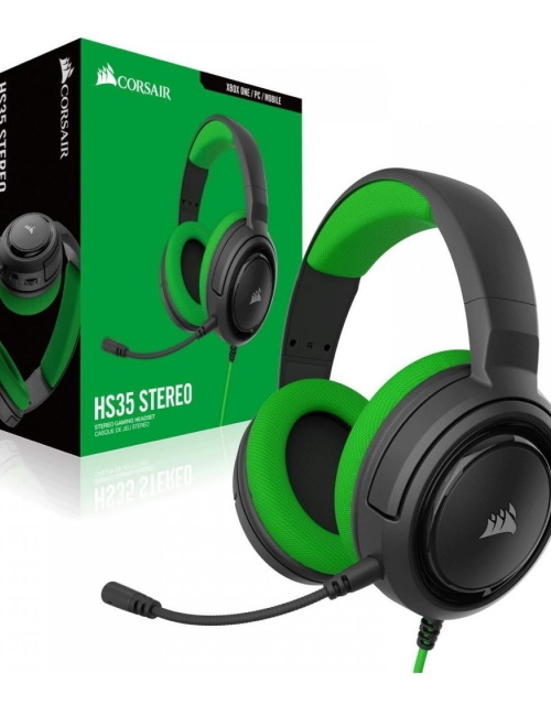 Audifono Corsair HS35 Stereo Gaming Green