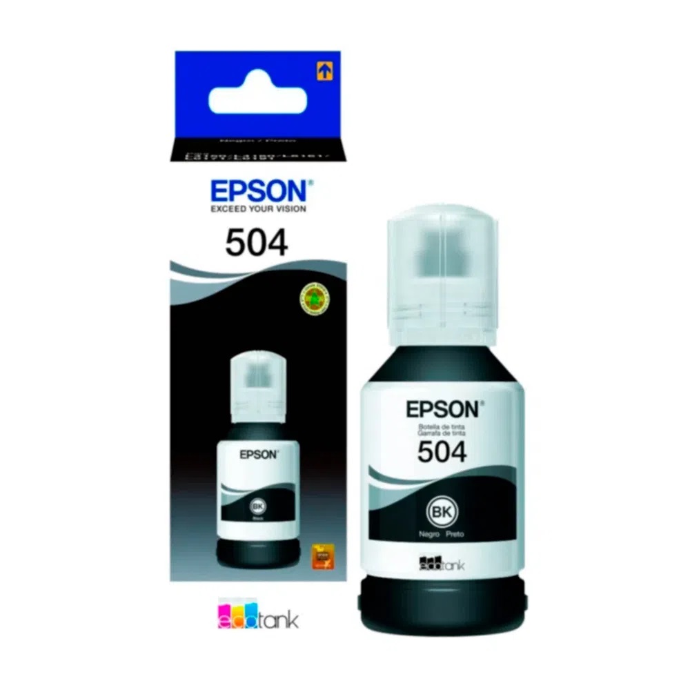 TINTA PARA IMPRESORA EPSON T504 COLOR NEGRO, SEGUN EETT - EPSON