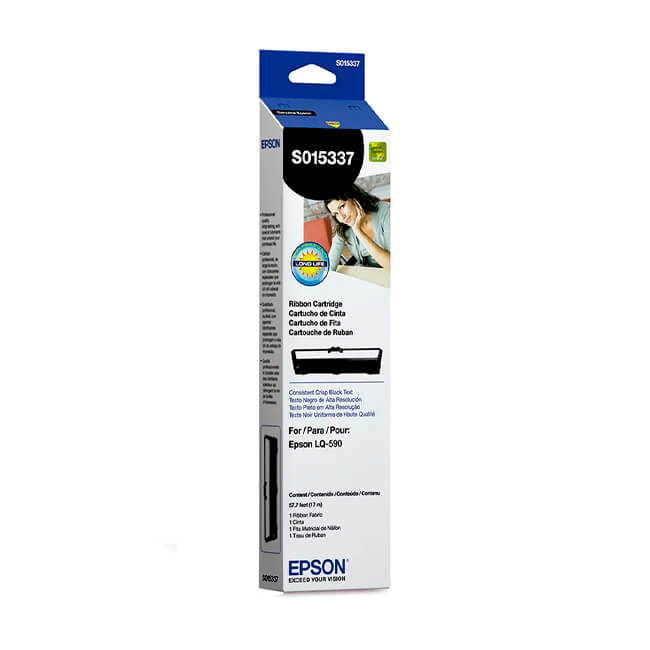 Cinta de impresion para Epson COD. REF. S015337