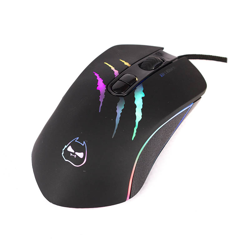 Mouse Gaming Halion T-REX HA-M425R 7,200DPI RGB Negro.