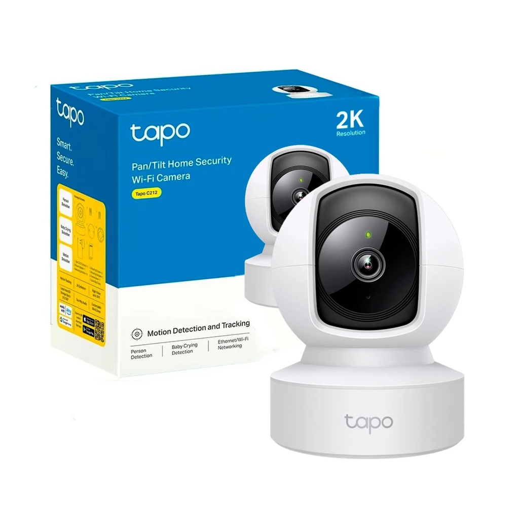 Camara de seguridad TP-LINK TAPO C212 WIFI 3MP 360º PT