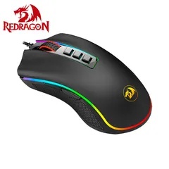 Mouse Redragon COBRA M711, 10K, Negro.