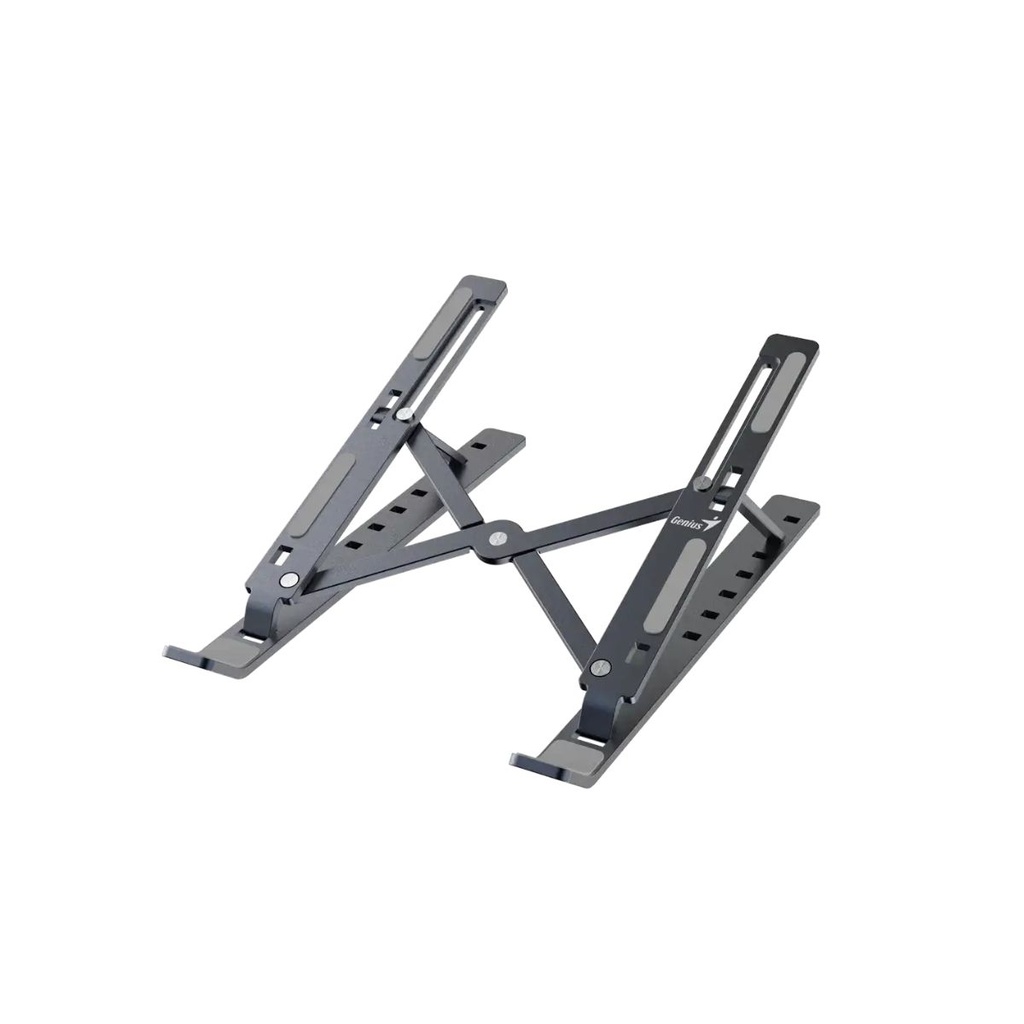 Soporte Genius P/Notebook-Tablet G-Stand M250 Aluminio Hasta 17″ Plegable 7 Niveles Black