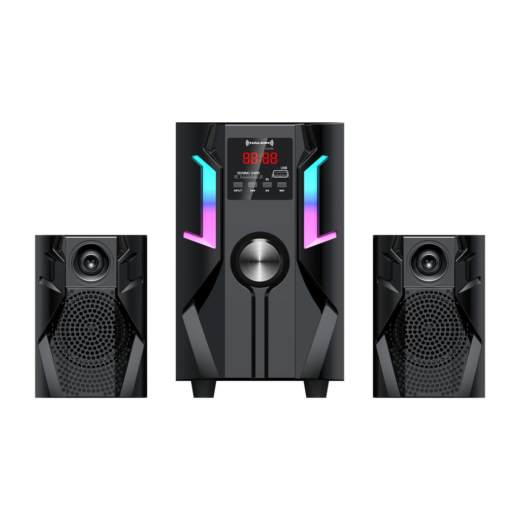Parlante Halion CYCLON HA-K41, 2.1, 80w, USB/SD/BT/FM