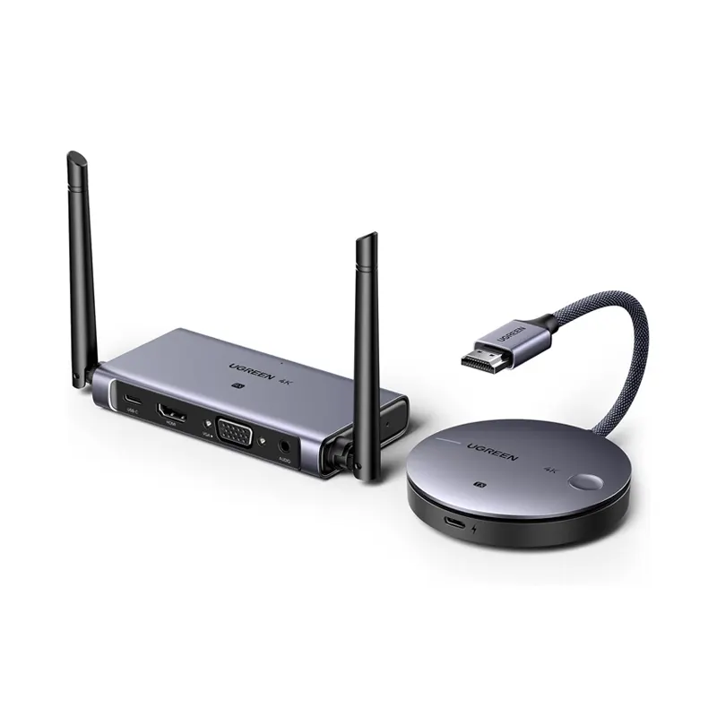 Kit Extensor inalámbrico Ugreen HDMI/VGA de 2.4 Ghz/5GHz CM586
