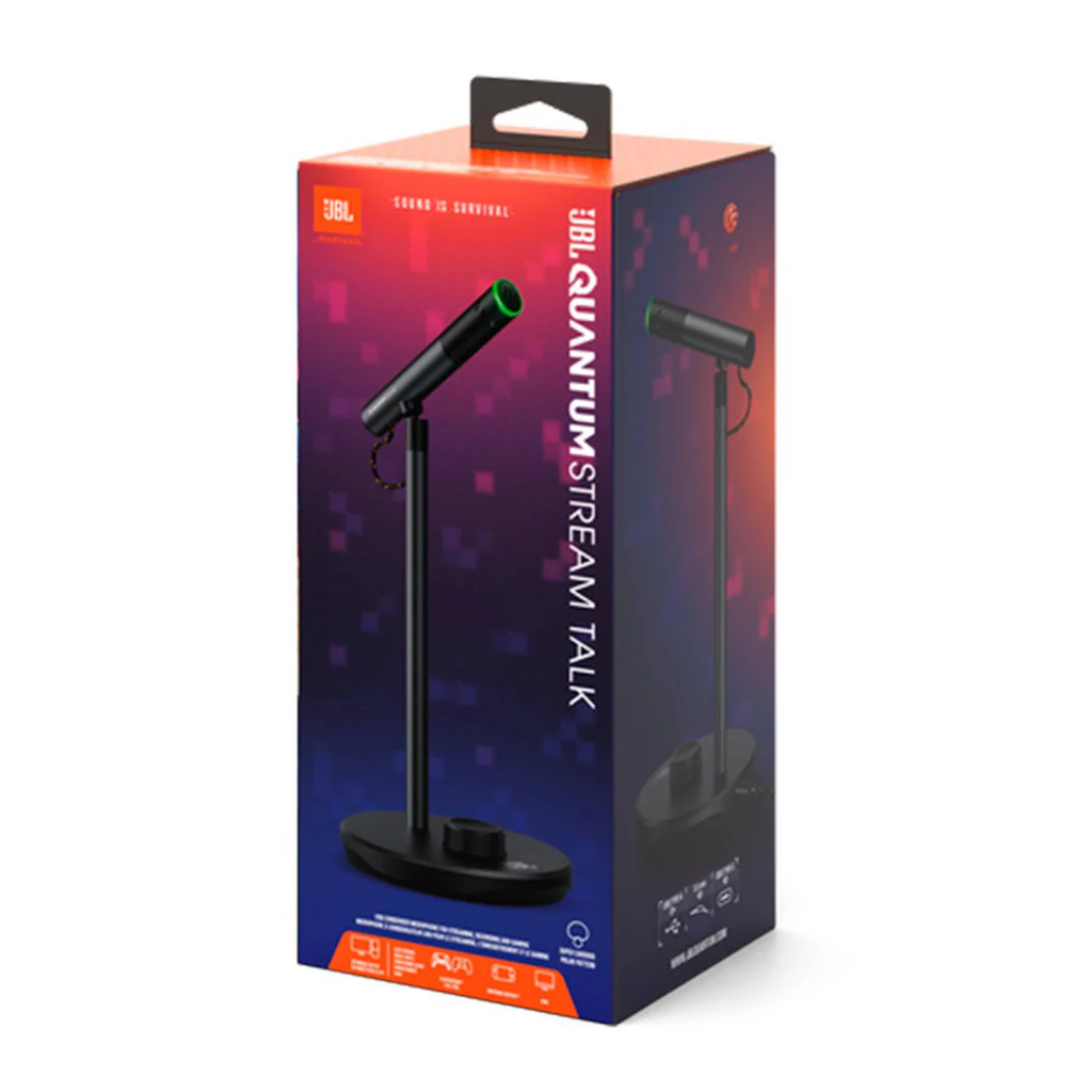 Microfono JBL QUANTUM STREAM TALK Tipo USB-C, CONECTOR AURICULAR 3.5 MM.