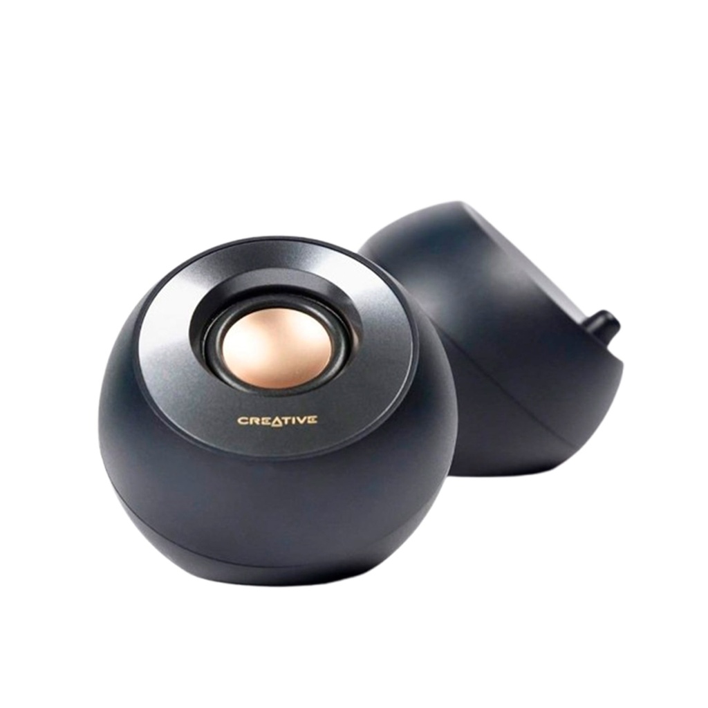 Pparlante Creative PEBBLE V2 2.0 8W/16W 3.5MM USB-C Power Color Negro