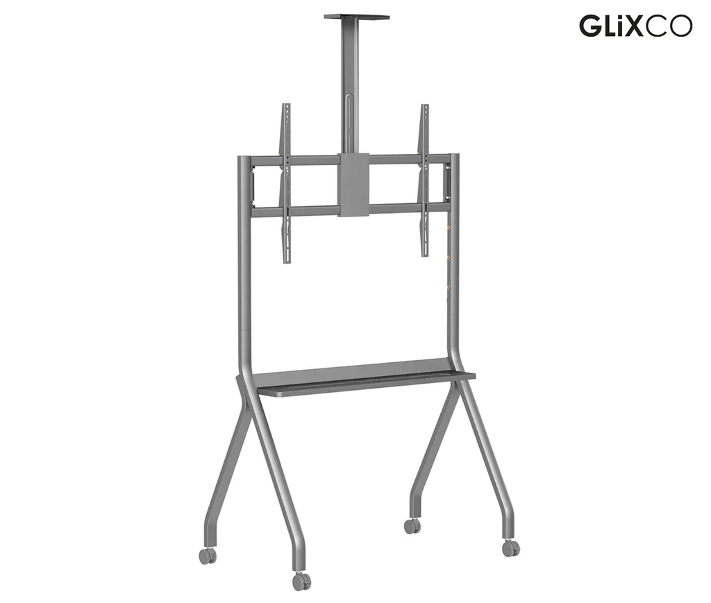 Rack Pedestal con Ruedas para TV 55 a 100 Pulg / VESA Max 900x600mm / Carga 120 kg