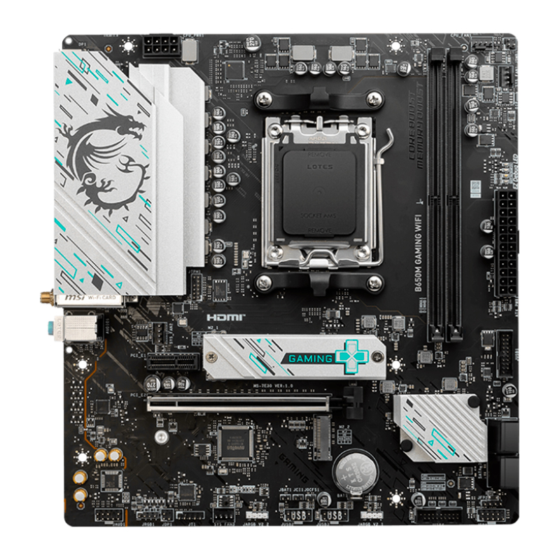 Motherboard MSI B650M GAMING WIFI, Chipset AMD B650, Socket AMD AM5, mATX.