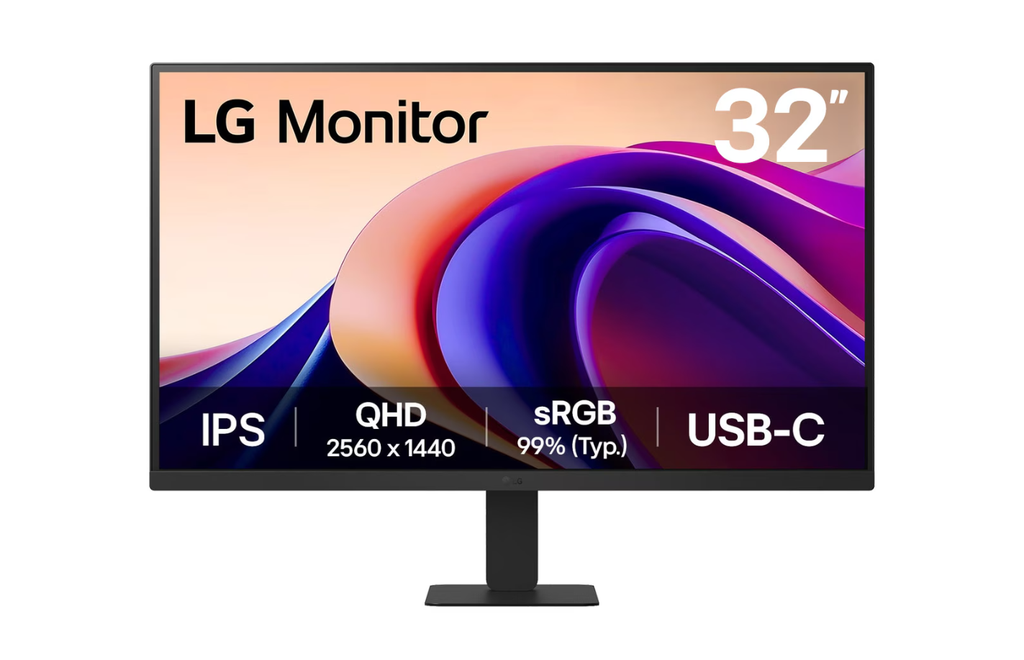 Monitor LG 32” 32U631A, QHD IPS 100Hz con HDR10 y USB Type-C™ 15W PD