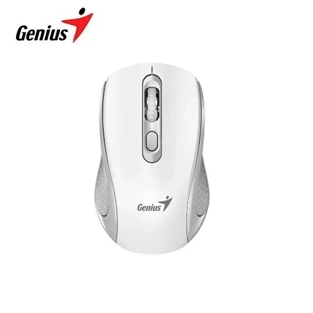 Mouse Ergonomico Genius NX-8025S, AI Copilot, Wifi, Silent 4 Bot, Blanco. 