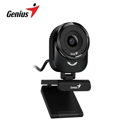 Camara Web Genius Facecam 1000X HD Rotacion 360° USB, Negro