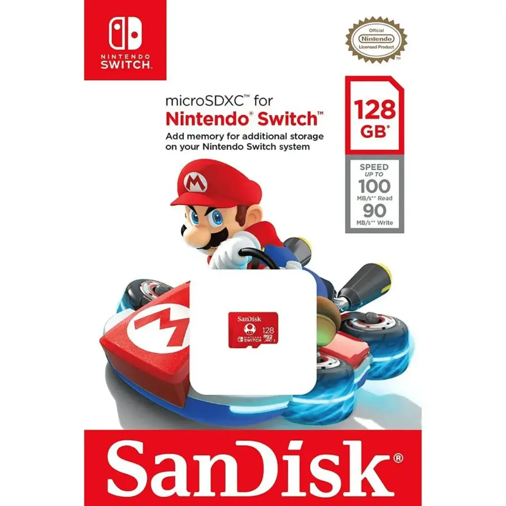 Memoria Micro SDXC 128GB Para Nintendo Switch