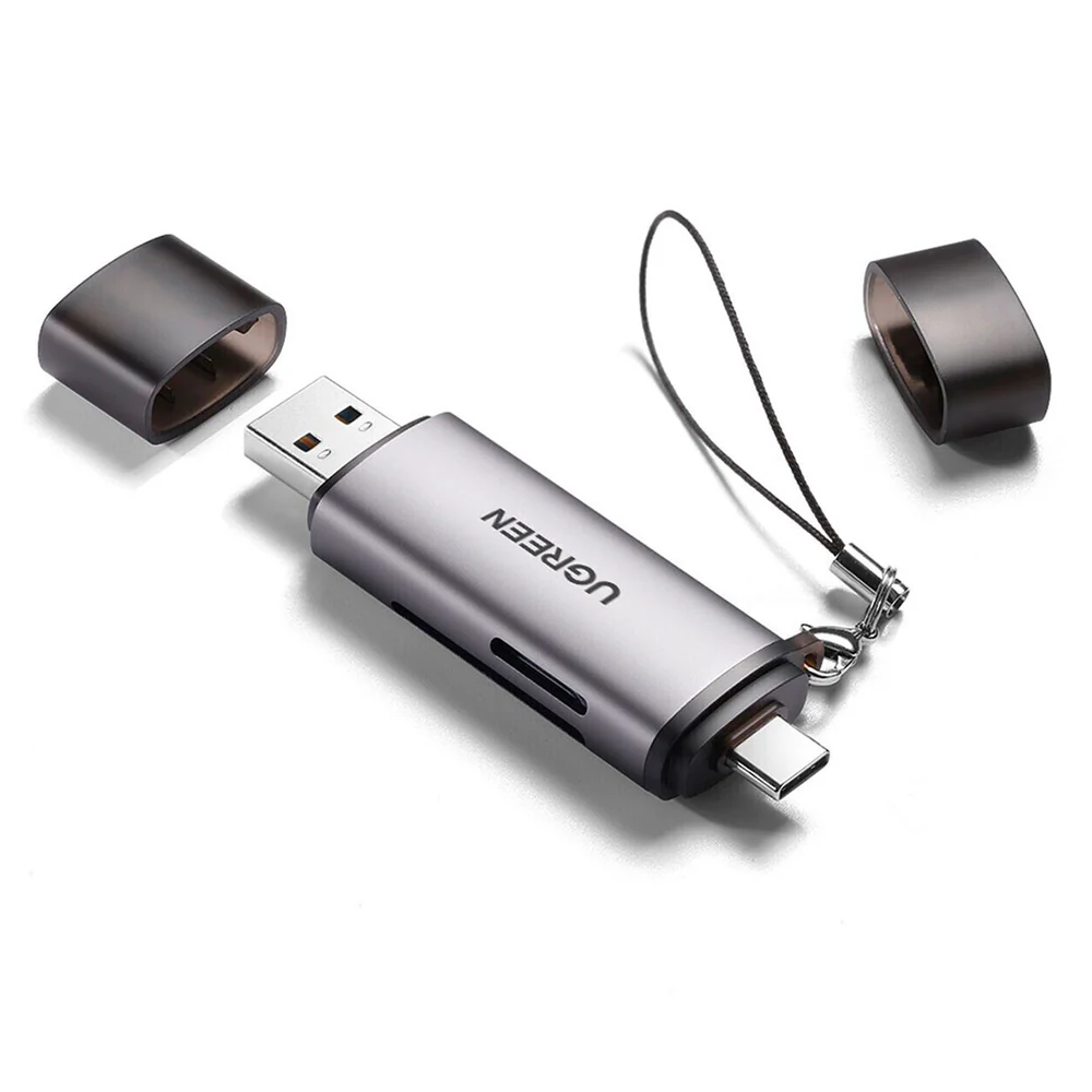 Lector de Tarjeta USB-A/USB-C Macho a Puerto SD TF UGREEN CM185
