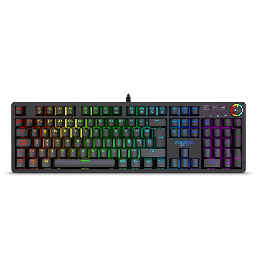 El teclado mecánico Cybertel Striker CBX K1005 RGB